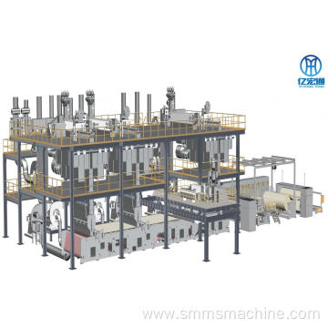 SMMS non-woven fabric making machine for sanitary napkins